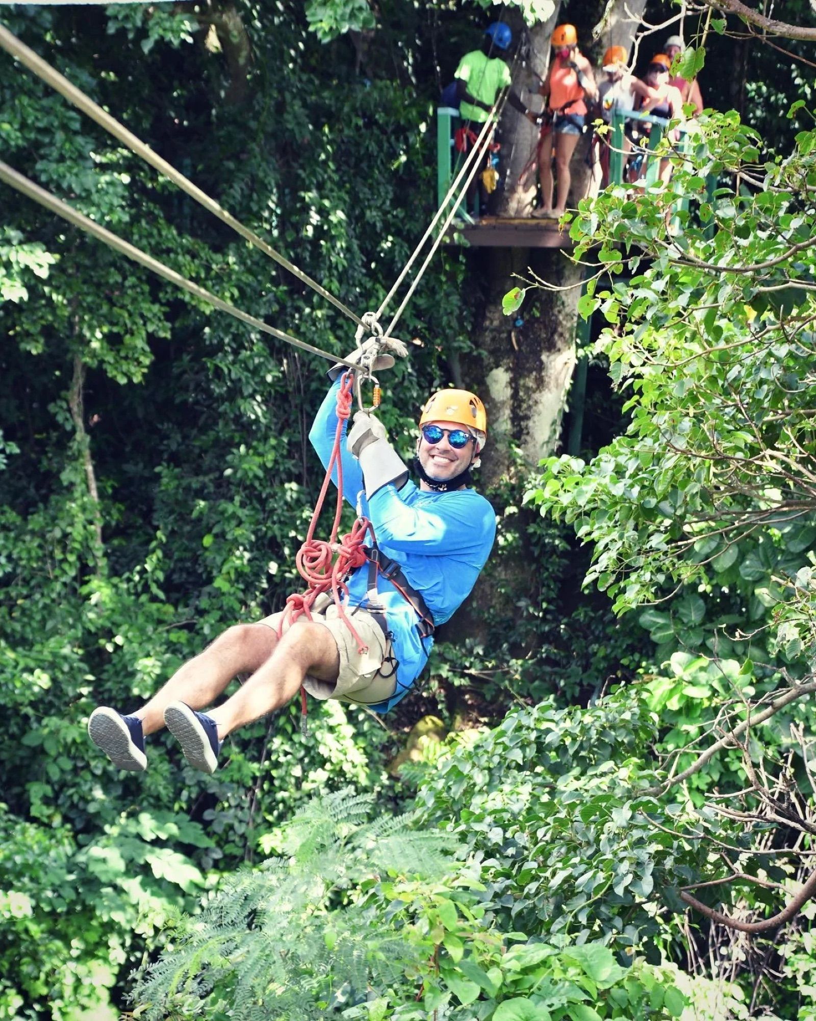 Rainforest zipline canopy tour