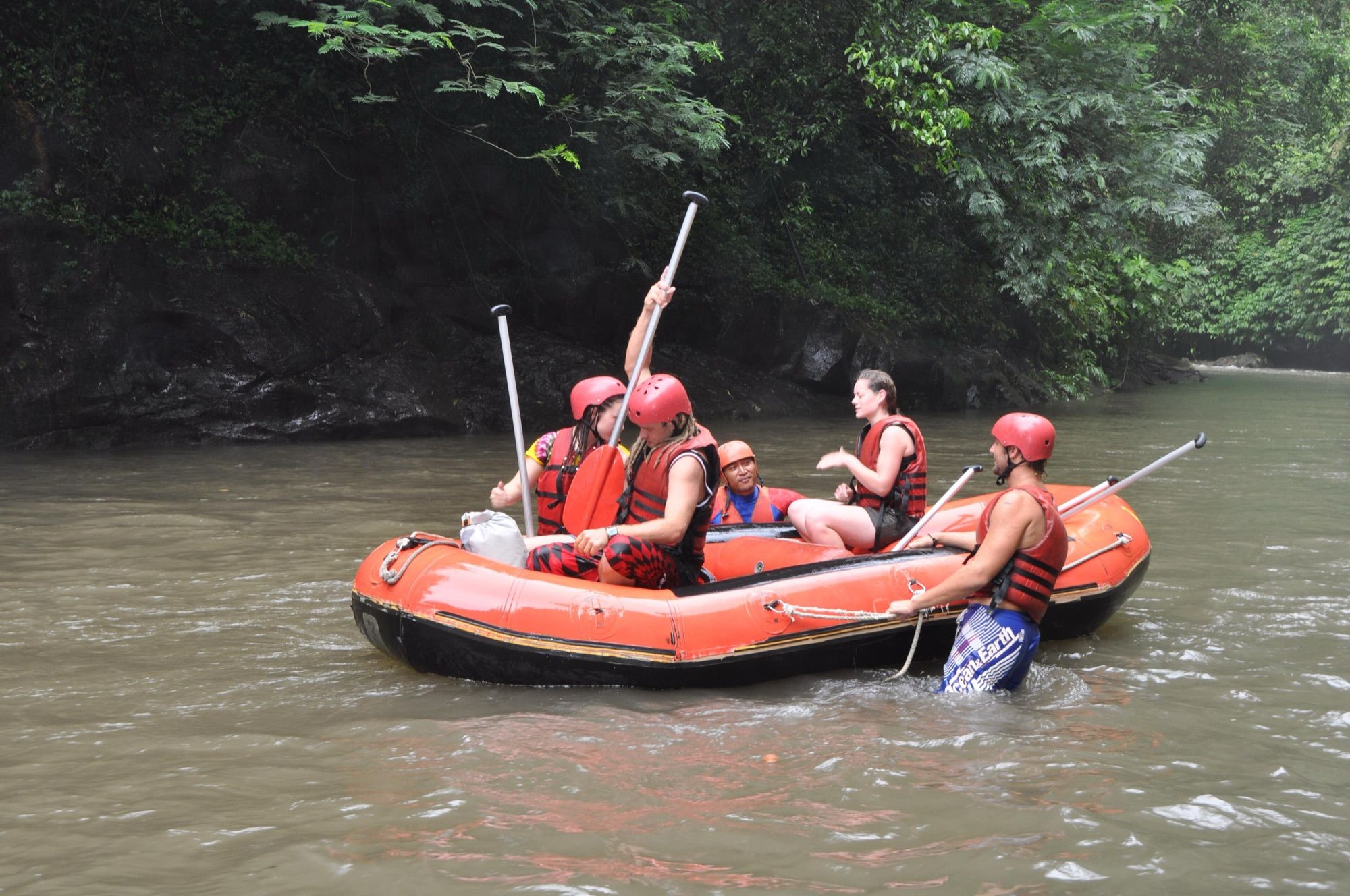 White-Water Rafting on the Ayung River