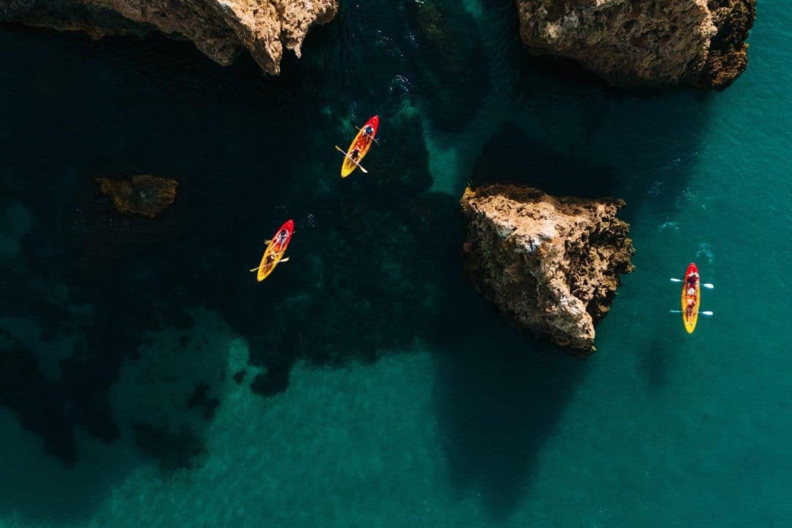 Kayak the Maro cliffs and waterfall, Nerja