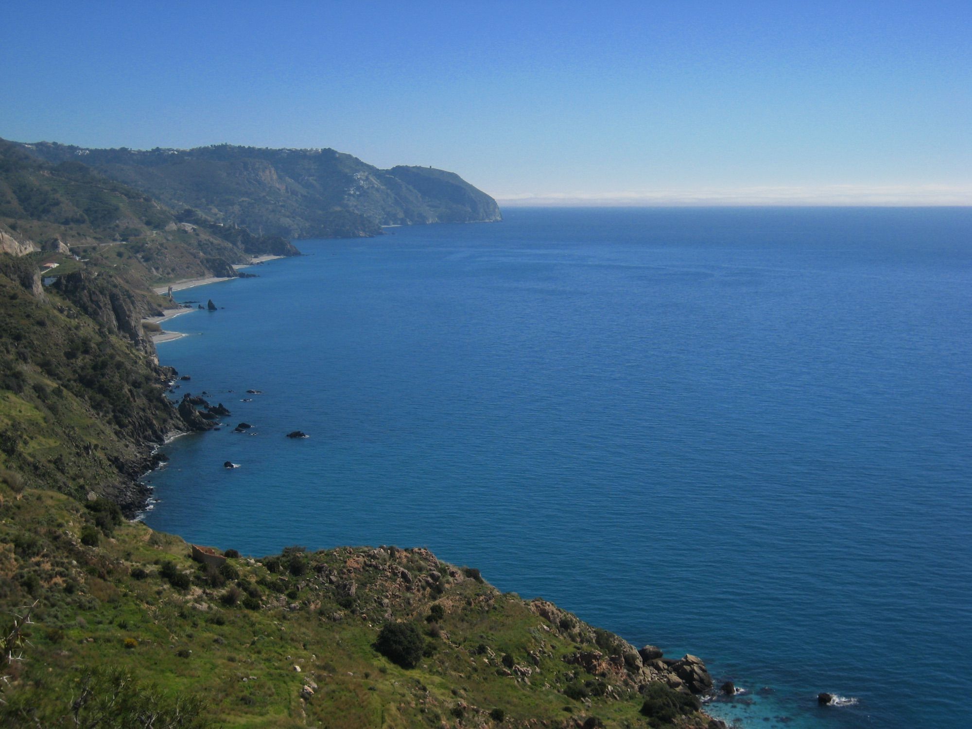 Kayak the Maro cliffs and waterfall, Nerja