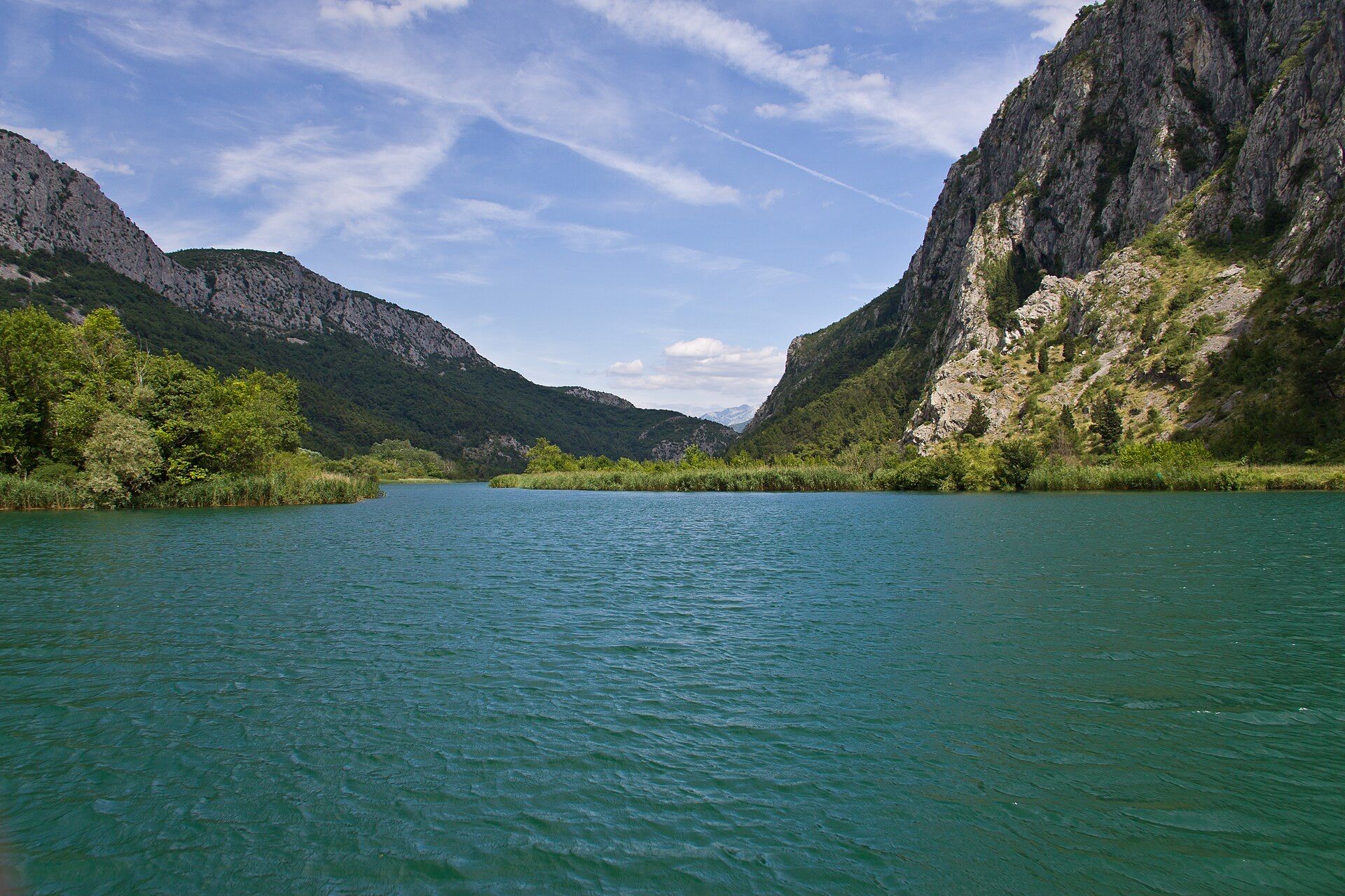 The Cetina river canyon