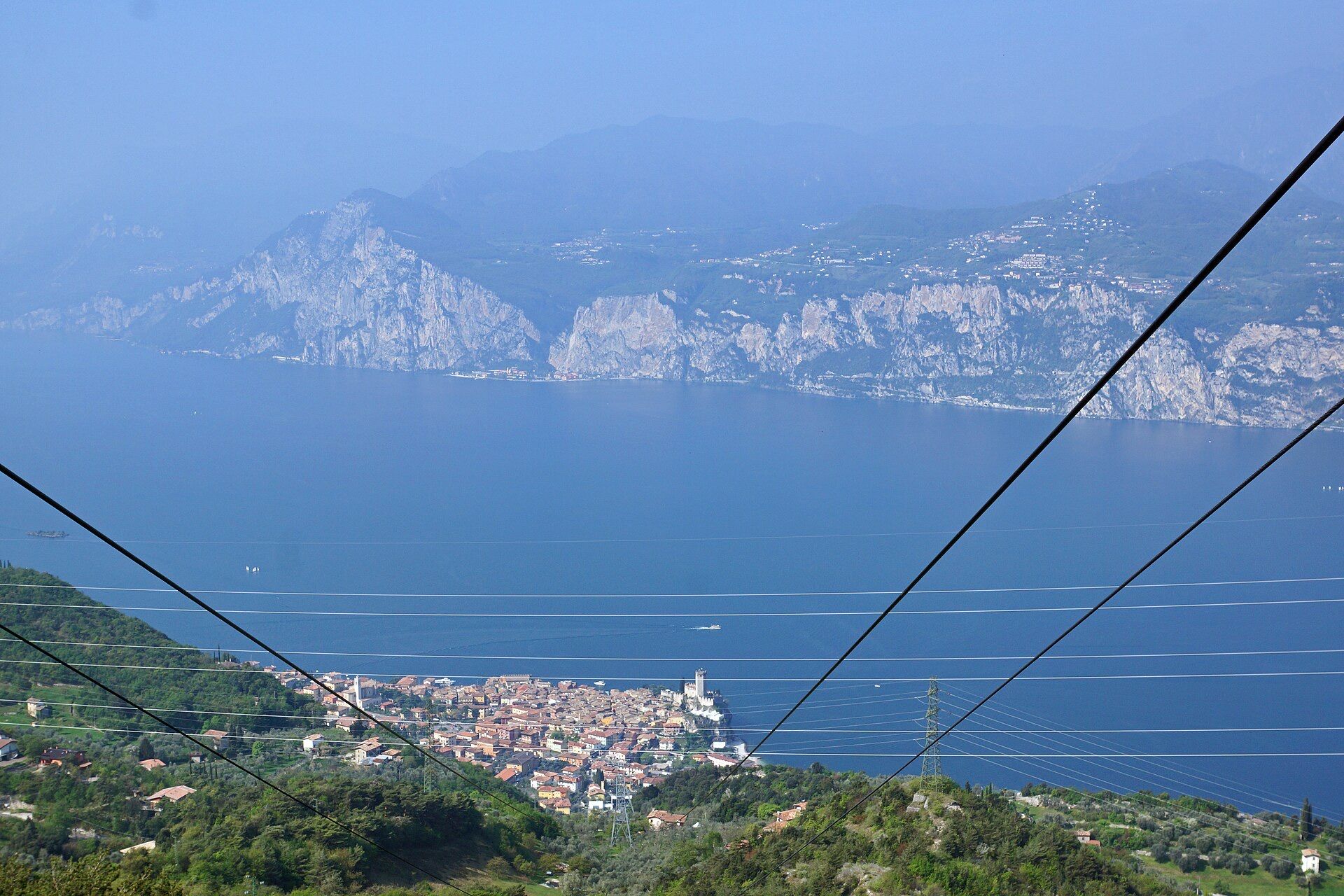 Monte Baldo Cable Car from Malcesine