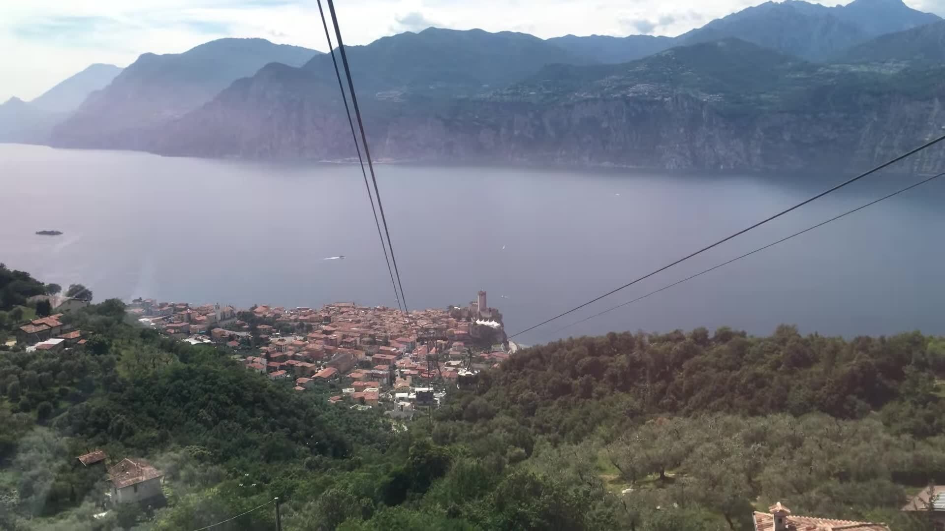 Lake Garda from the cable car