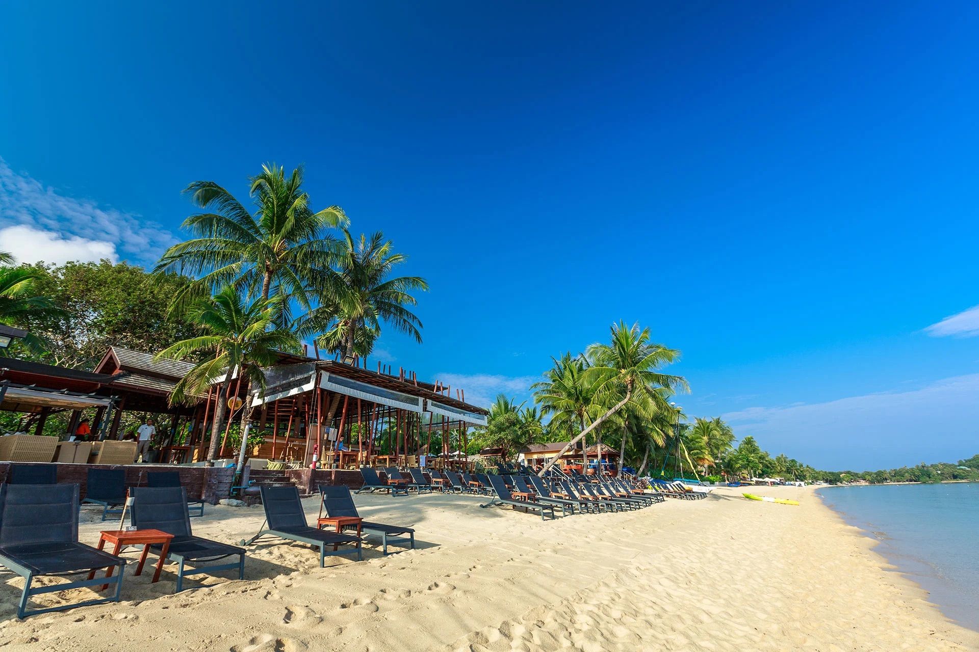Bophut Beach in front of the resort