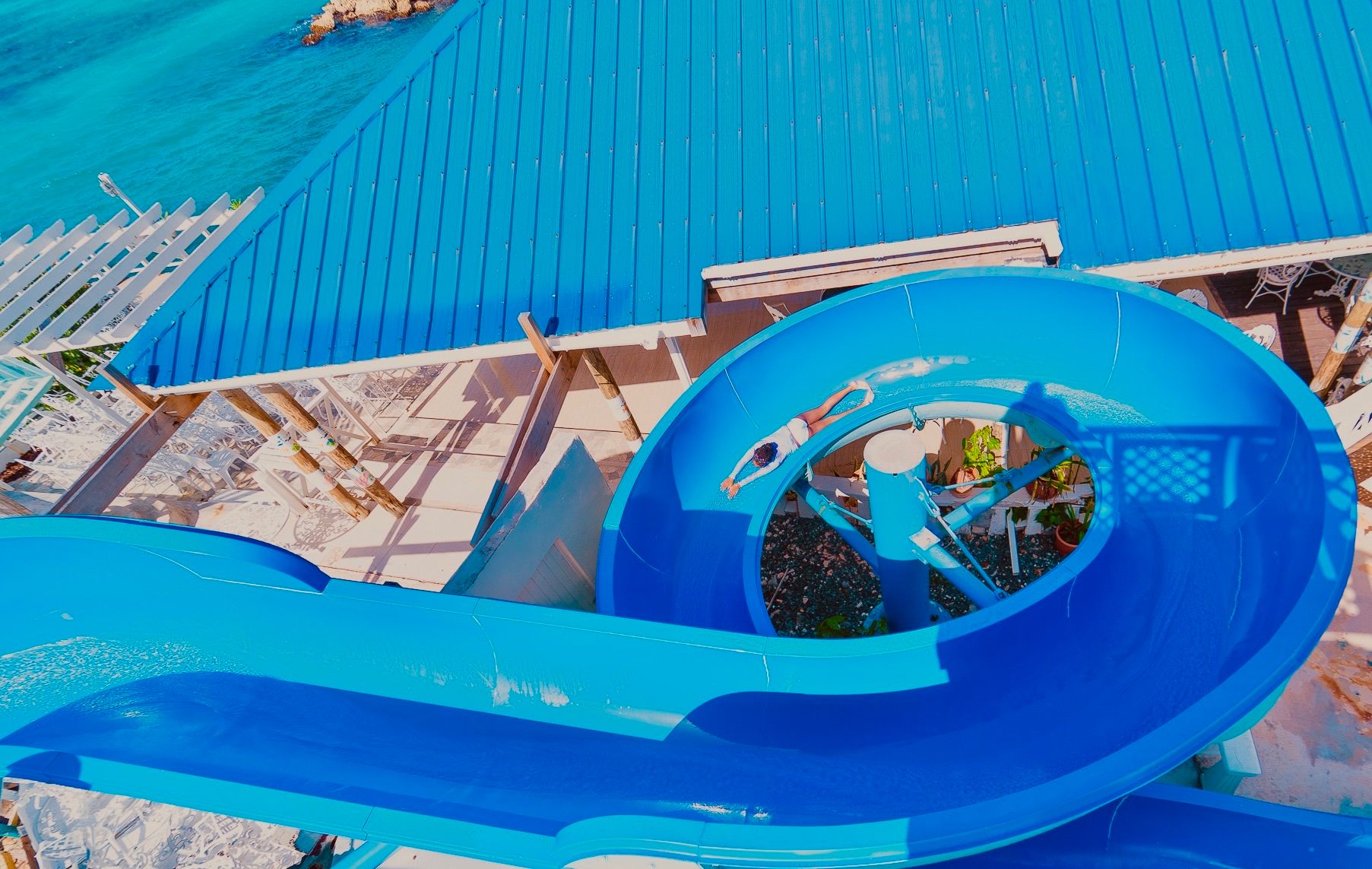 The Big Blue waterslide