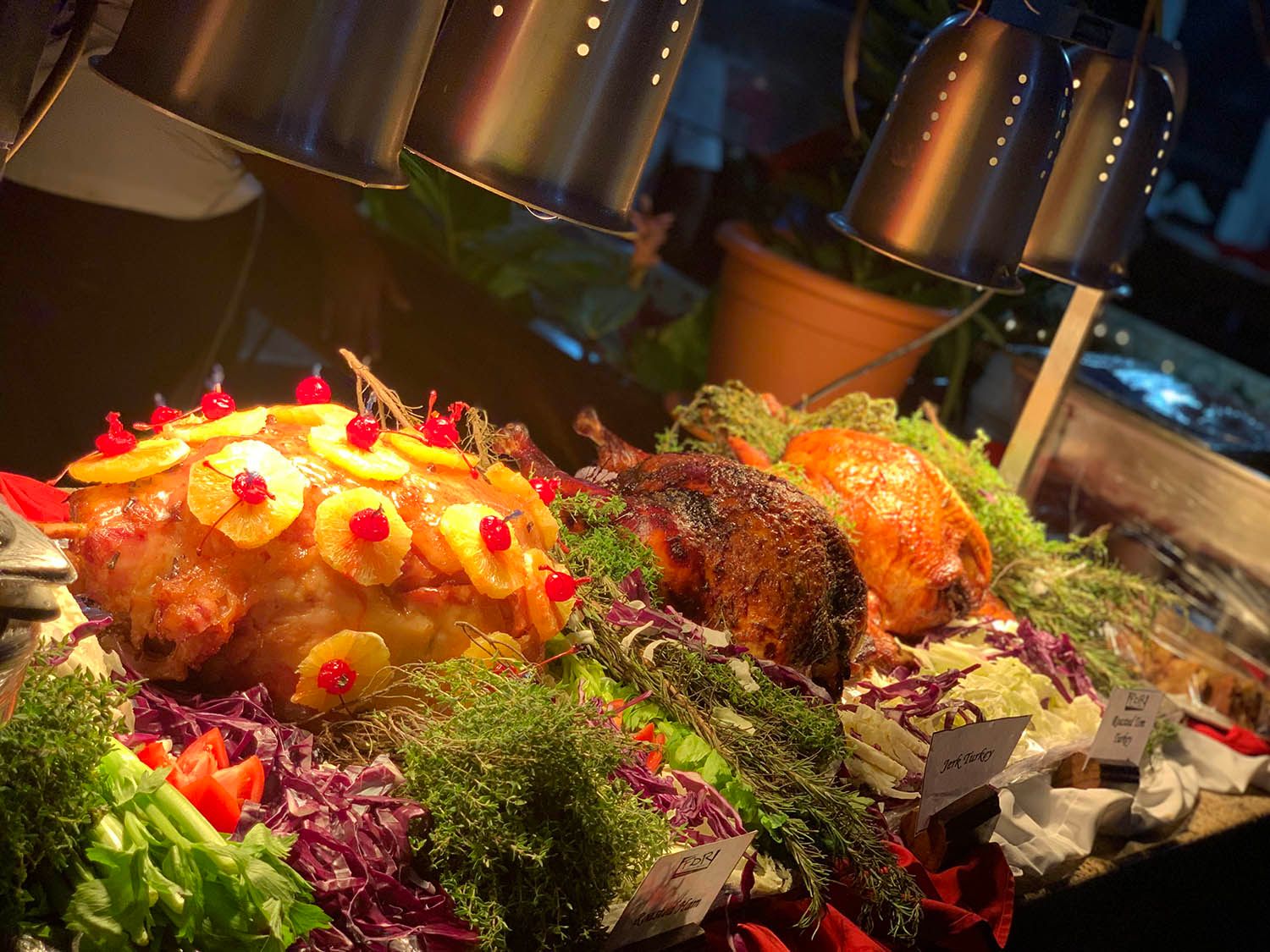 Buffet at the Honeycomb Shore restaurant