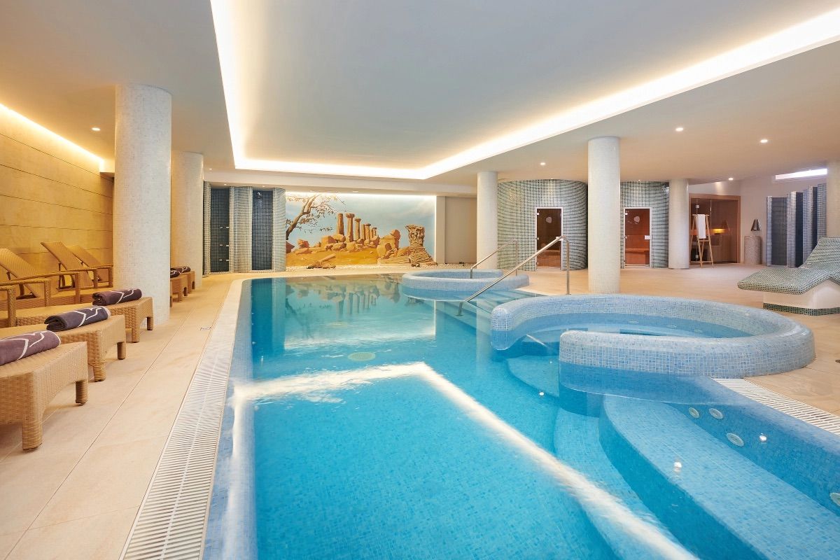 Heated indoor pool in the spa, Grupotel Santa Eulària