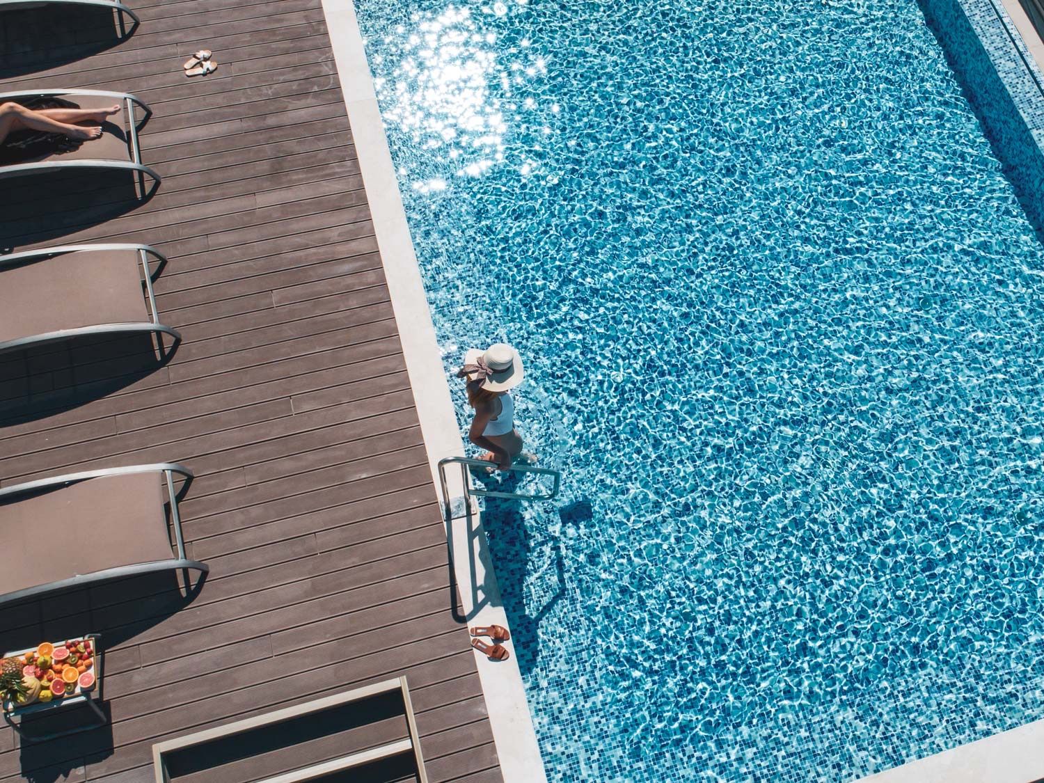 Rooftop infinity pool