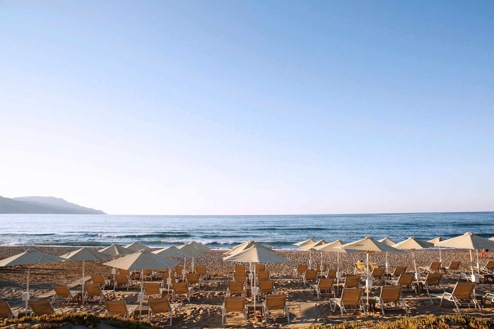 Georgioupolis beach in front of the hotel