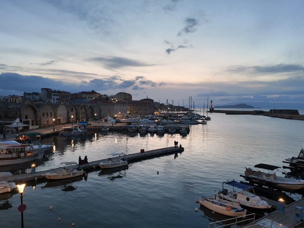 Evening over the old harbour and the Venetian arsenals