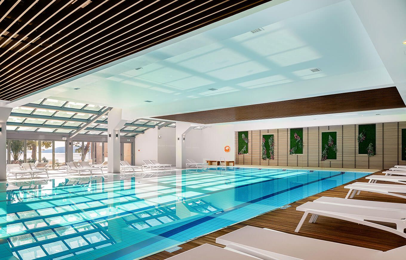 Heated indoor pool