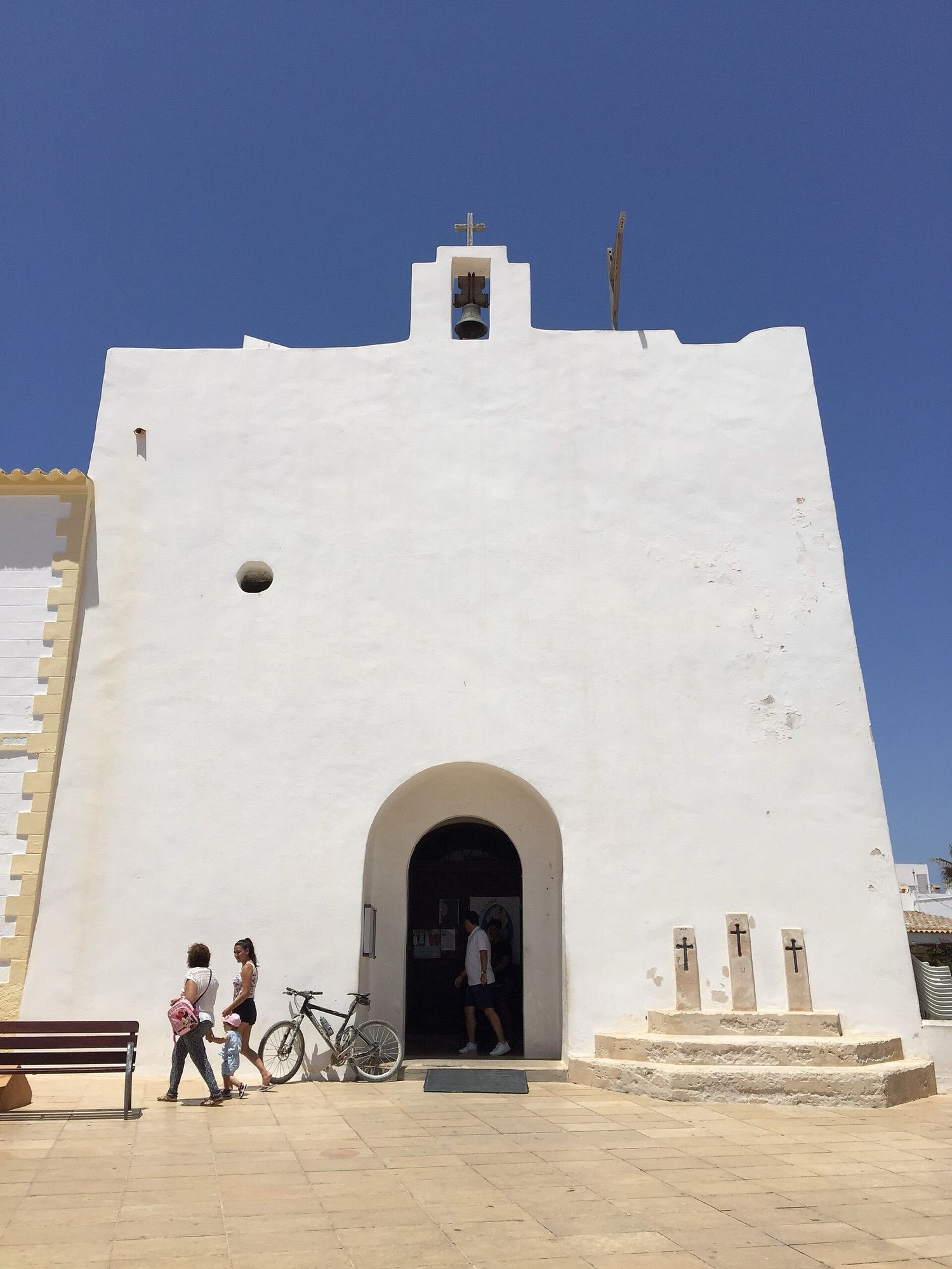 Whitewashed church of Sant Francesc Xavier, Formentera