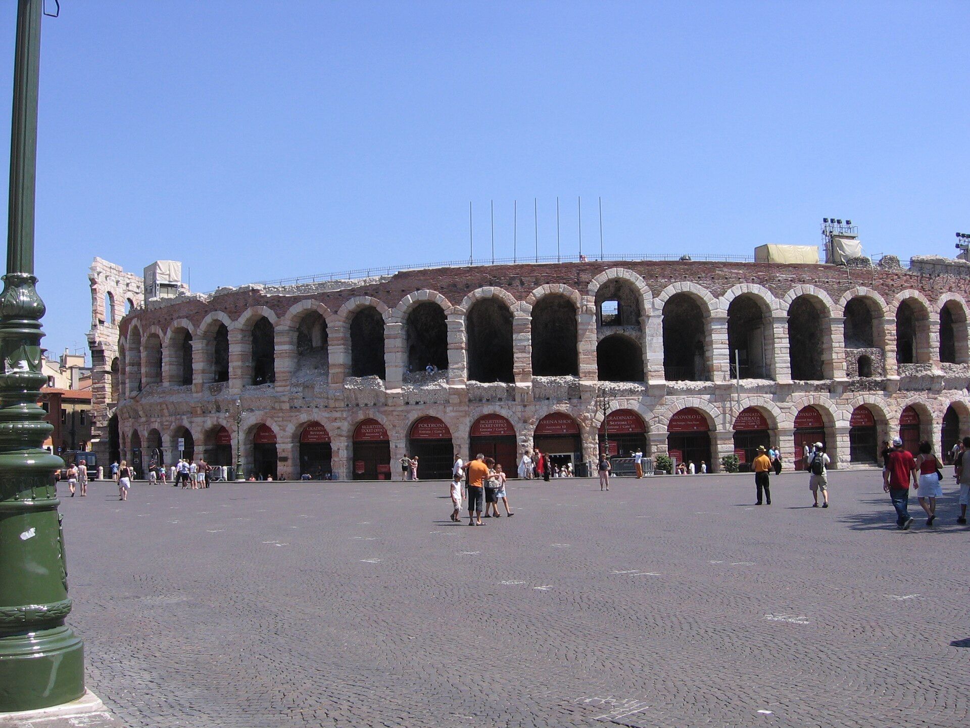 The Roman Arena on Piazza Bra