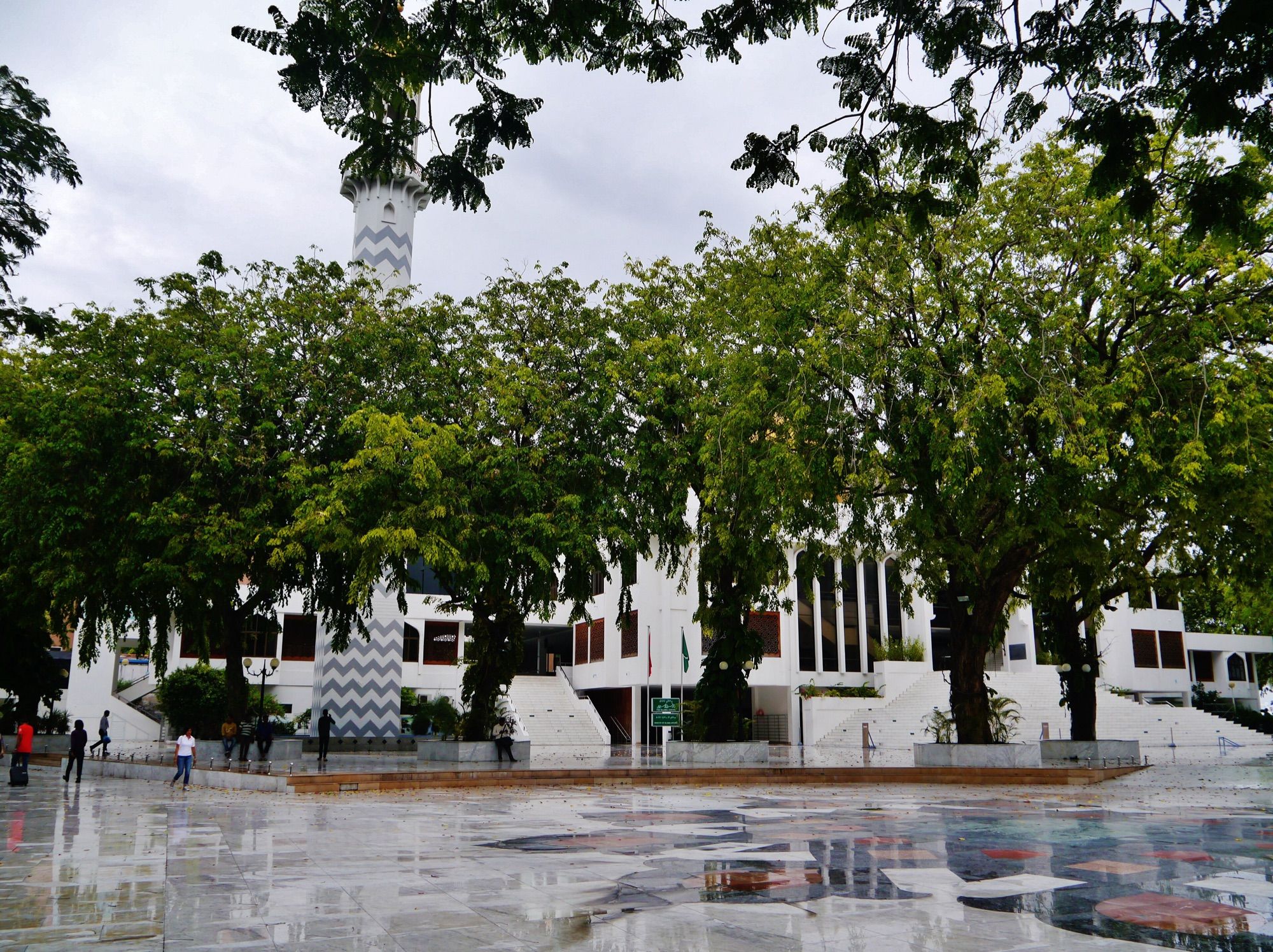 Republic Square and the Grand Friday Mosque in Malé