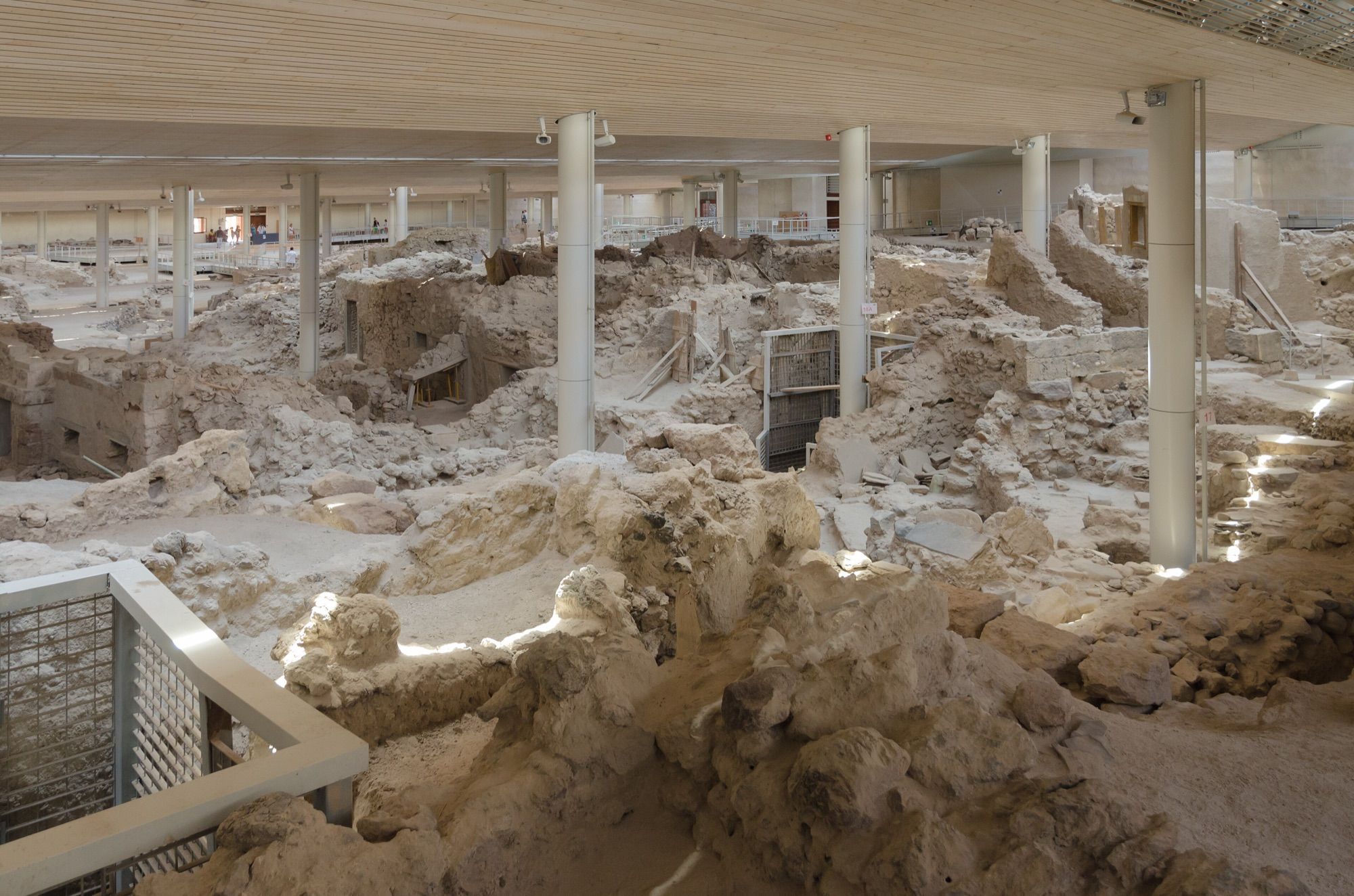 Akrotiri Excavations and Red Beach Guided Tour