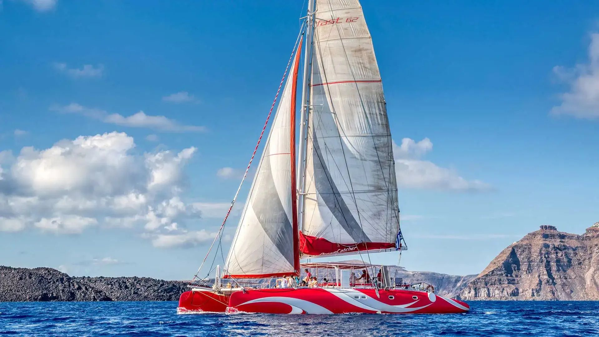 Santorini Catamaran Cruise with BBQ